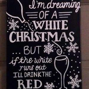 I'm Dreaming of a White Christmas, but if...Canvas